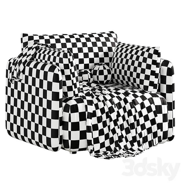 Offset Armchair