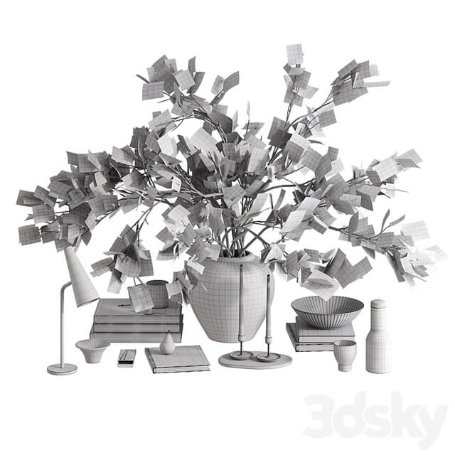 Branches bouquet decorative set