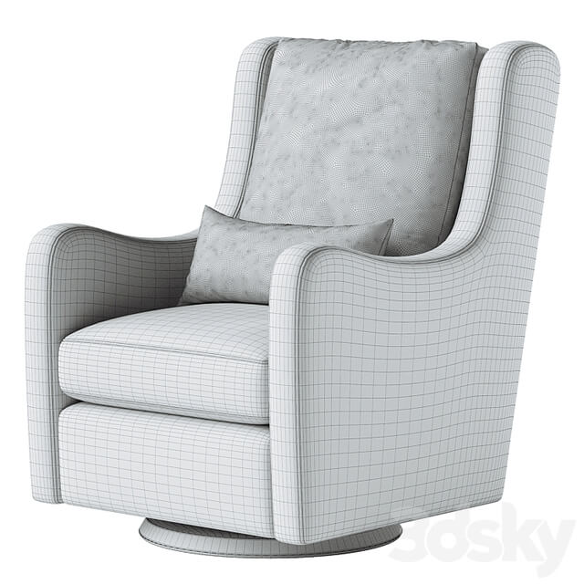 Milo Nursery Glider Chair and Ottoman