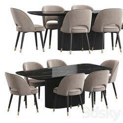 Cazarina Marvani Cliff Dining set 