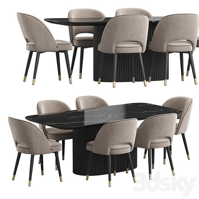 Cazarina Marvani Cliff Dining set