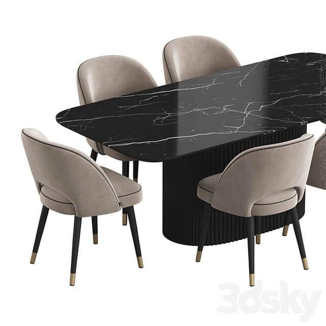 Cazarina Marvani Cliff Dining set
