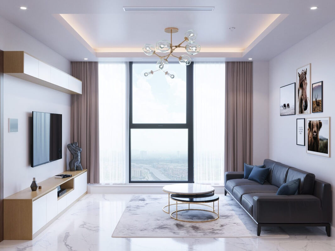  Apartment Interior Model By Kim Nhat Linh