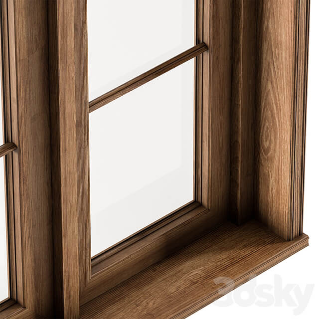 Classic Wooden Windows Set 25