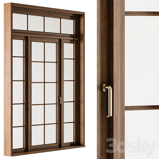 Classic Wooden Windows Set 25