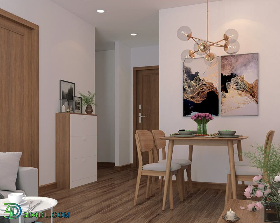 3D Interior Apartment 33 Scene File 3dsmax By NioNguyen 