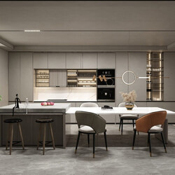  3D Interior Dining room Model by Huy Huy Lee 