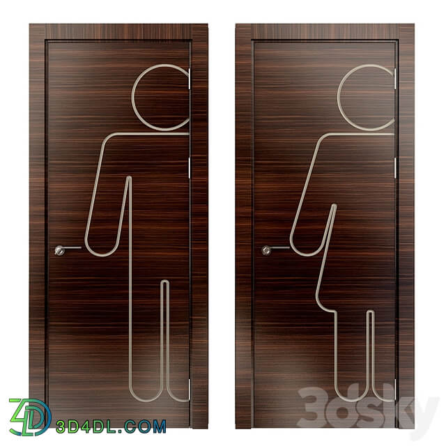 toilet door