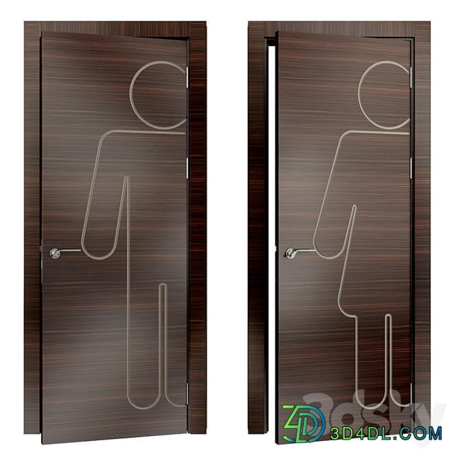 toilet door