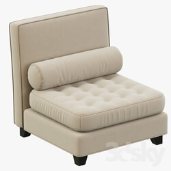 RH Teen Rylin Tufted Armless Chair 