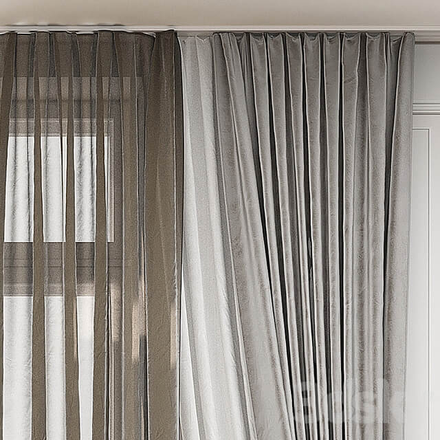 Curtains with balcony doors 512