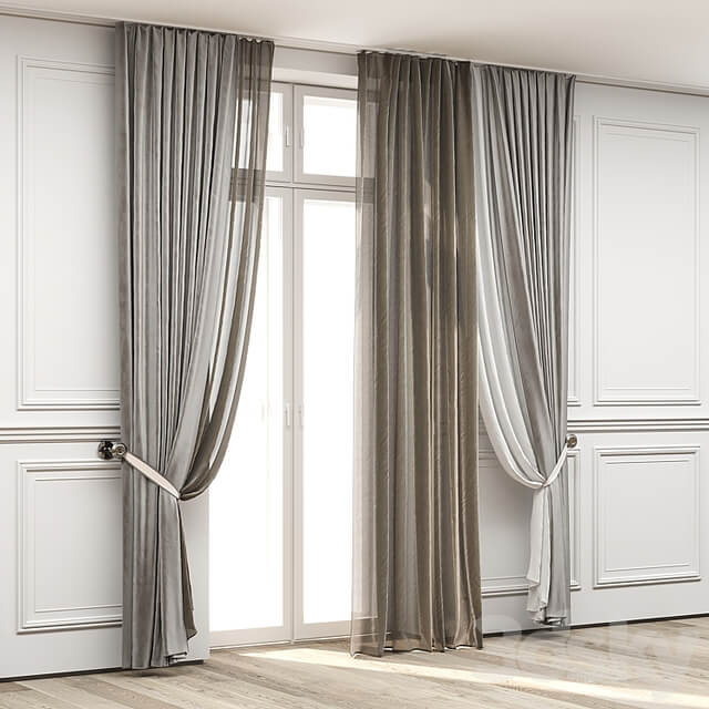 Curtains with balcony doors 512