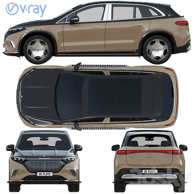 Mercedes Benz EQS SUV Maybach