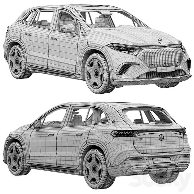 Mercedes Benz EQS SUV Maybach
