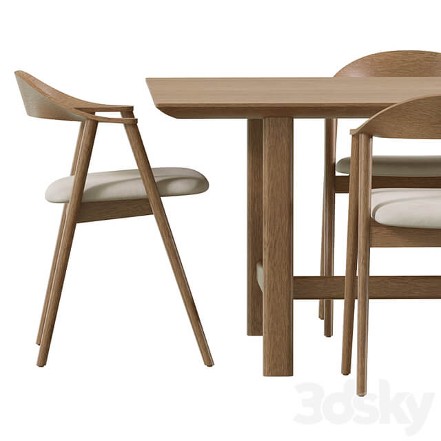 Dining Set by Coshliving Kett Karm Trestle