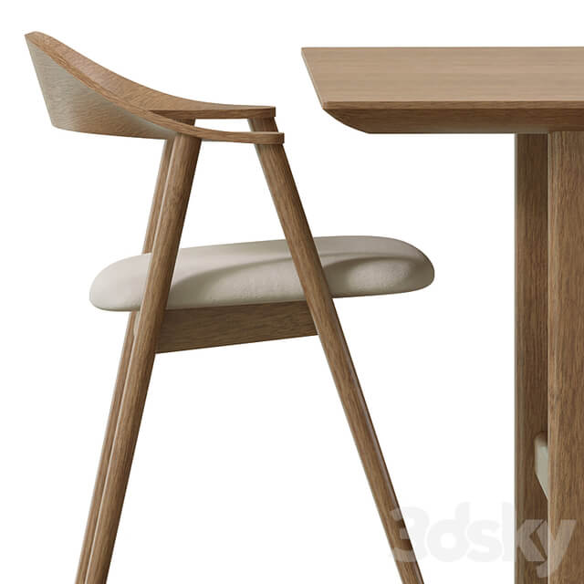 Dining Set by Coshliving Kett Karm Trestle