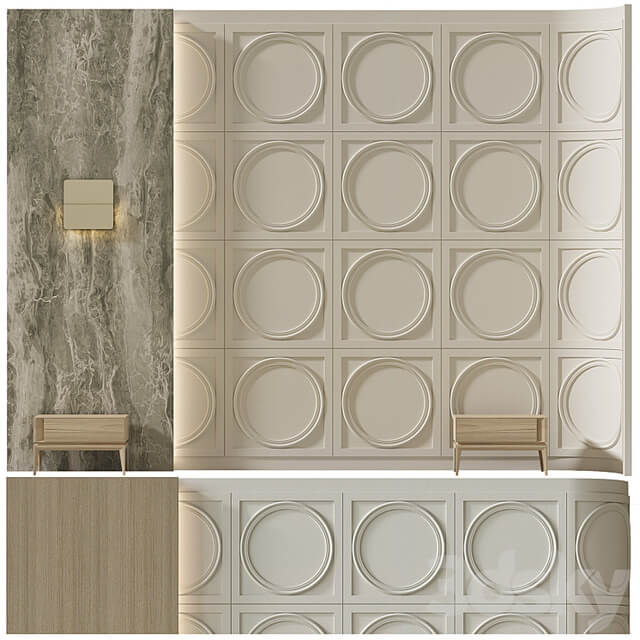 Decorative wall composition 70