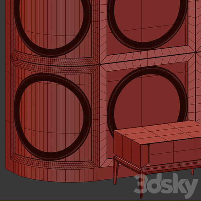 Decorative wall composition 70