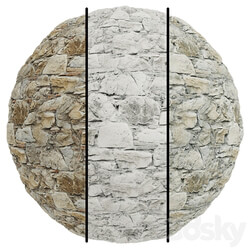 FB760 Natural Stone Wall Sample | 3MAT | 4K | seamless | PBR 