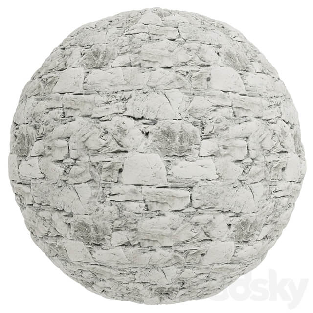FB760 Natural Stone Wall Sample | 3MAT | 4K | seamless | PBR
