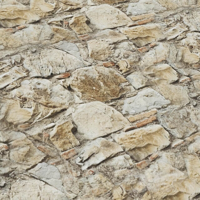 FB760 Natural Stone Wall Sample | 3MAT | 4K | seamless | PBR