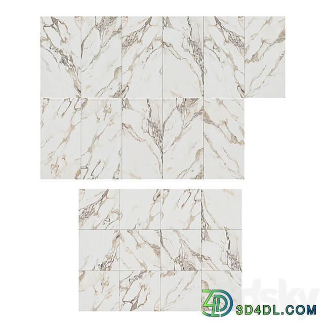 Porcelain tile Laparet Calacatta Bronze