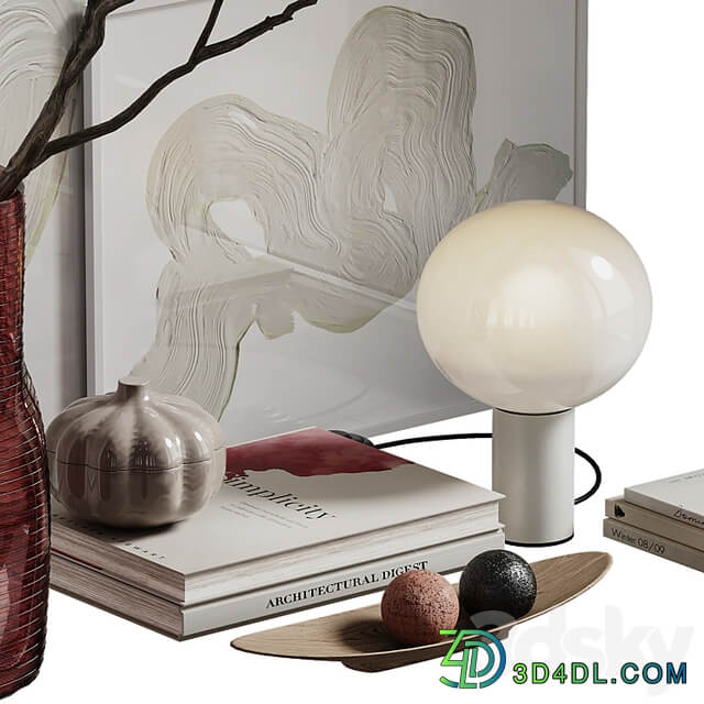 Branches with berries decor set