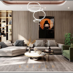  3D Apartment Interior By Duc Hien 
