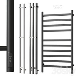 Heated towel rail Point Demetra Selena 