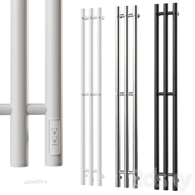Heated towel rail Point Demetra Selena