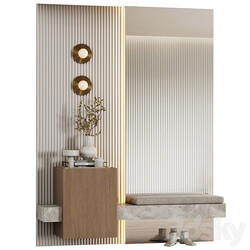 Entrance hall modular in modern style minimalism 08 