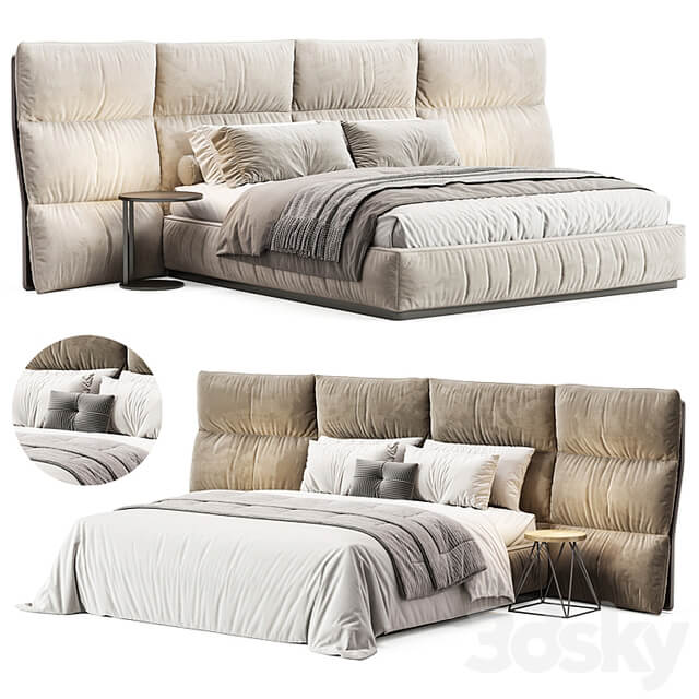 Palau bed by Visionnaire