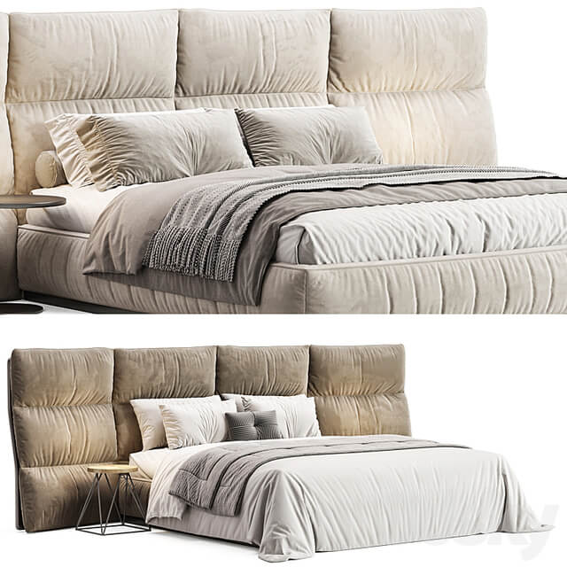 Palau bed by Visionnaire