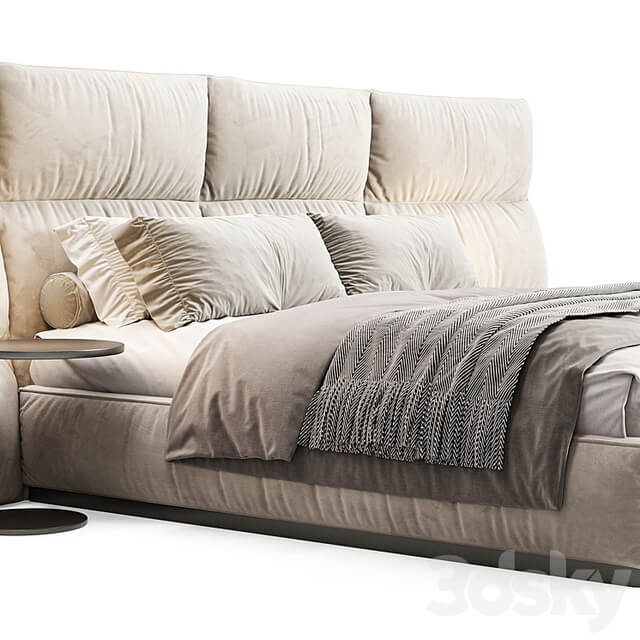 Palau bed by Visionnaire