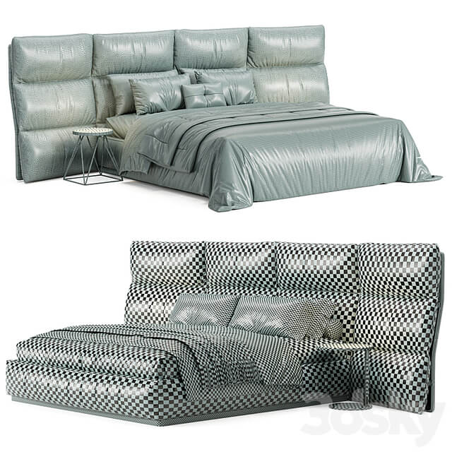 Palau bed by Visionnaire