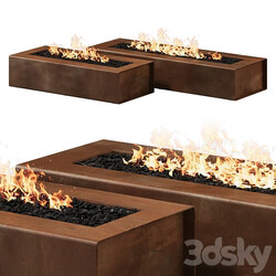 Robata Corten Firepit by Paloform 