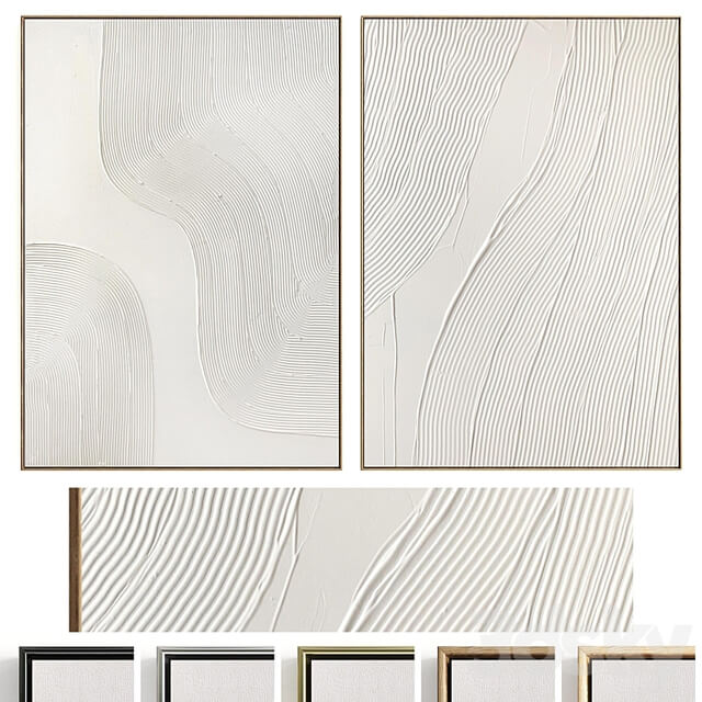 Plaster Two Photo Frame D 538