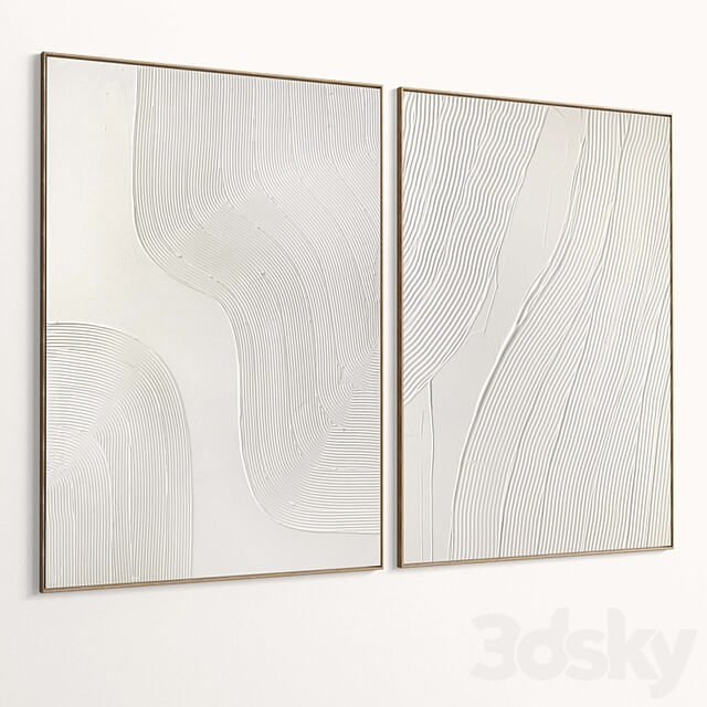 Plaster Two Photo Frame D 538