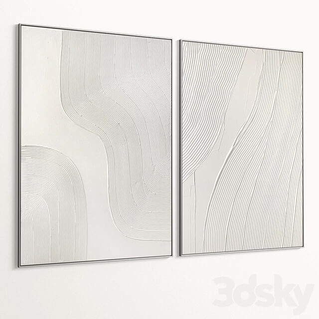 Plaster Two Photo Frame D 538