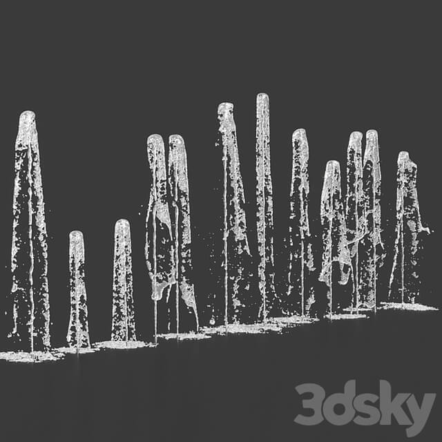 Fountain water jets 2