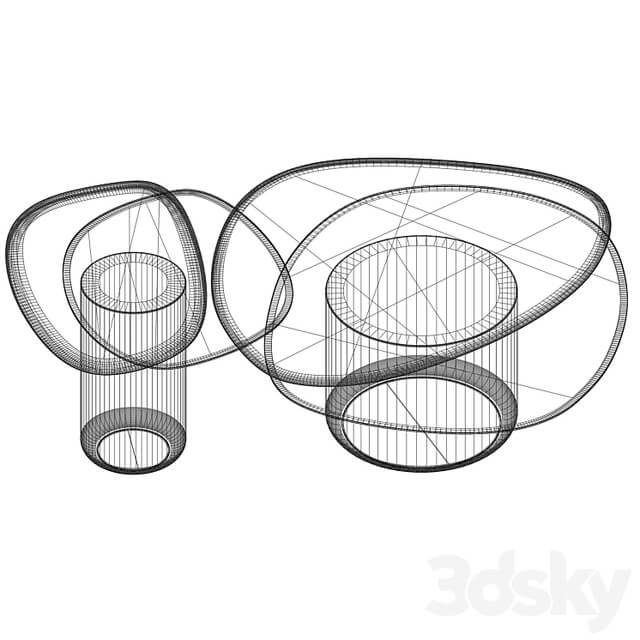Natuzzi Italia Splash Coffee Table