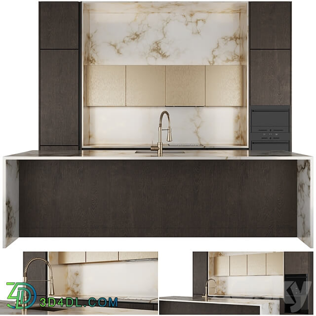 Modern kitchen with island 2
