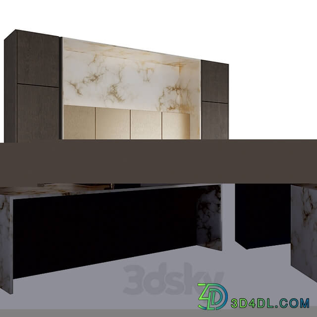 Modern kitchen with island 2