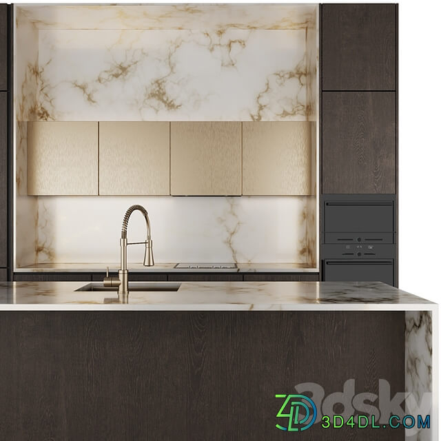 Modern kitchen with island 2