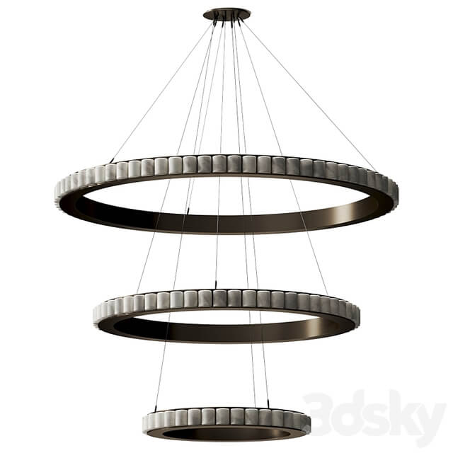 CTO Lighting Avalon Triple Chandelier