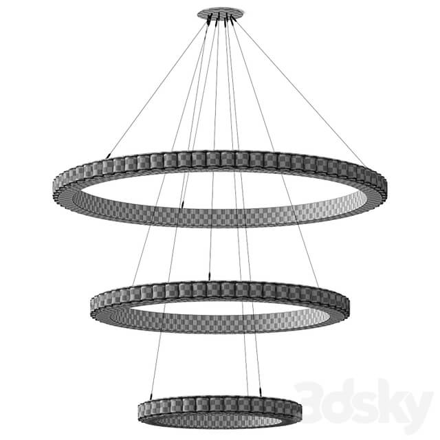 CTO Lighting Avalon Triple Chandelier