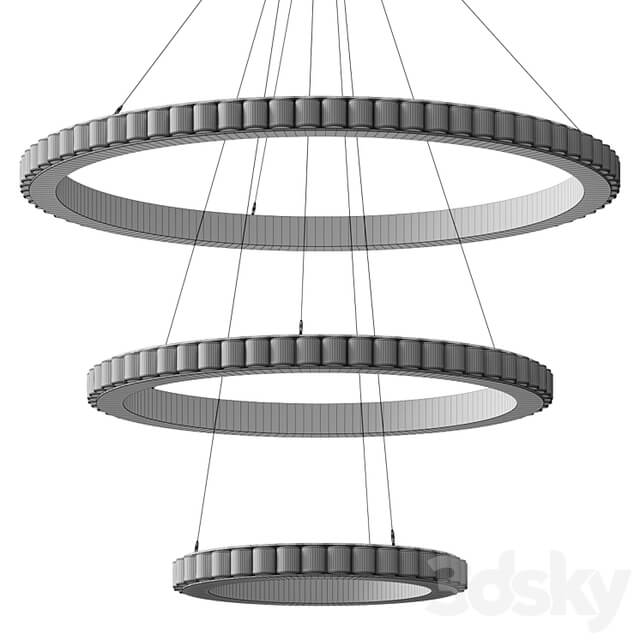CTO Lighting Avalon Triple Chandelier