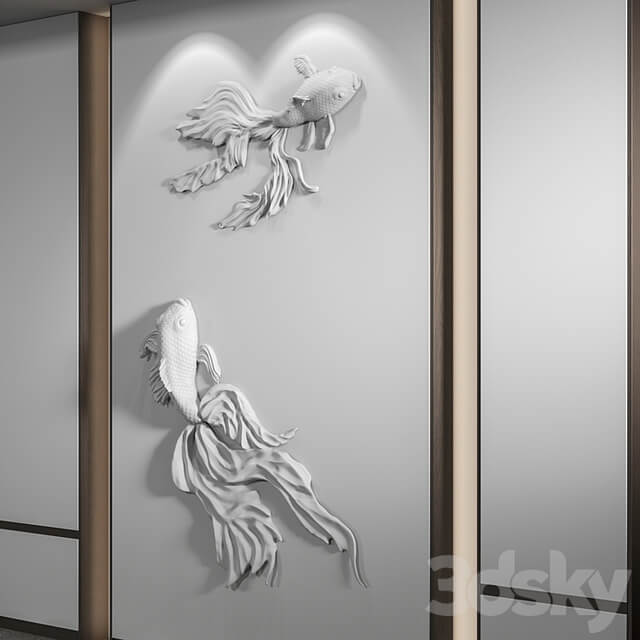 Bas relief Fish