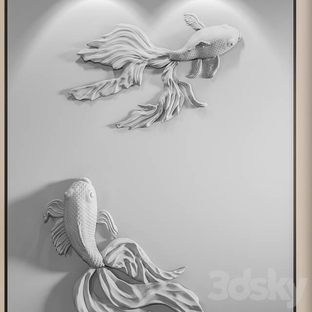 Bas relief Fish