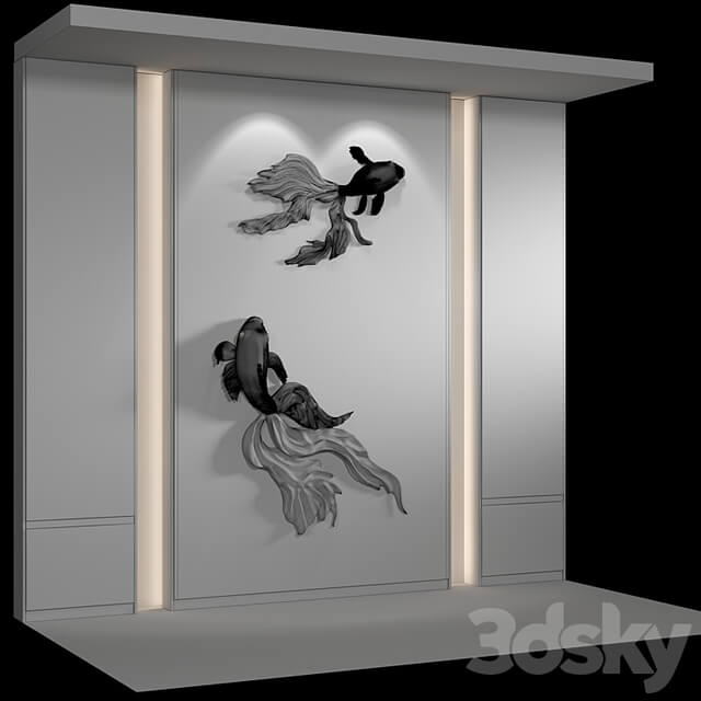 Bas relief Fish